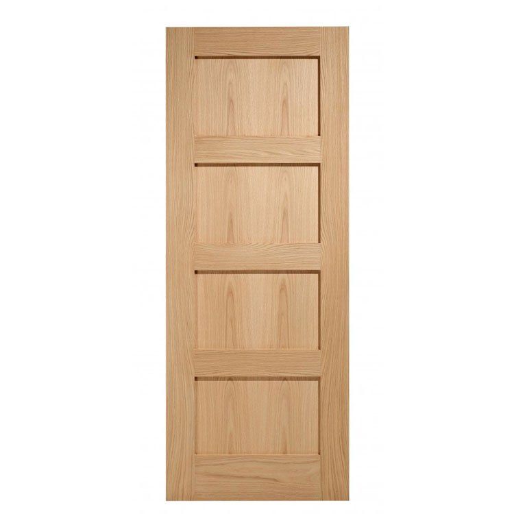 LPD Contemporary 4P Oak Panel Door